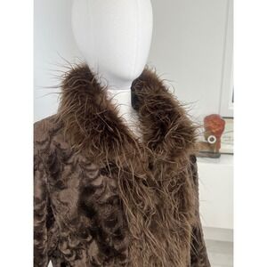 MIXIT Y2K Penny Lane Style Coat Brown Size M